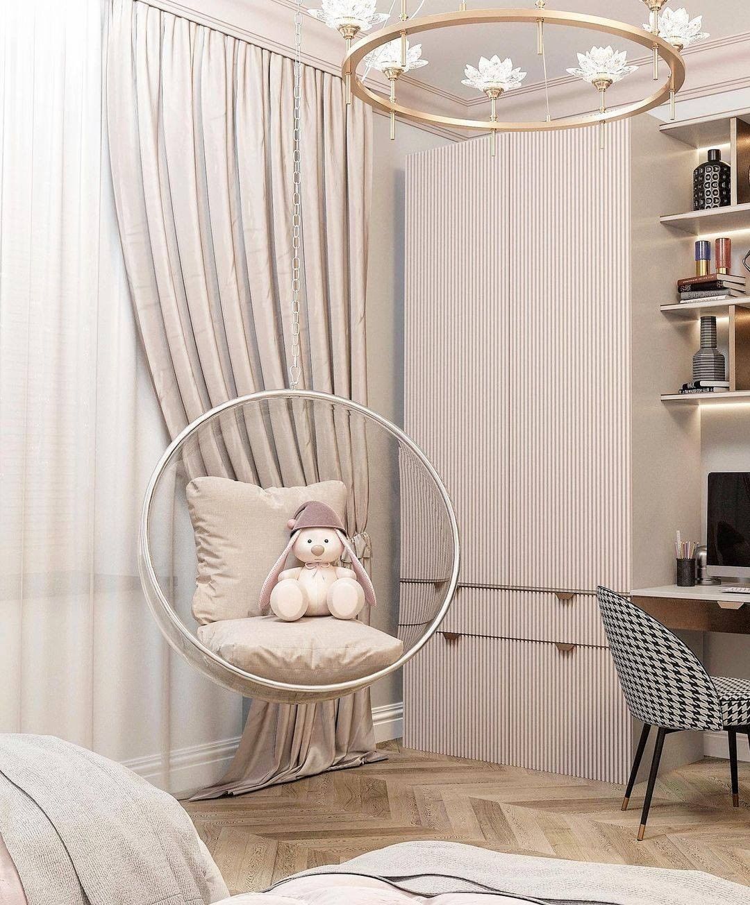 Elegant shared girls room inspiration by Sheykhova Khadizhat