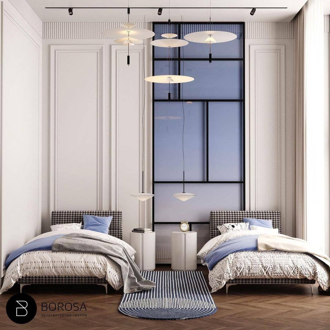 Modern Shared Bedroom for Boys by Borosa Group