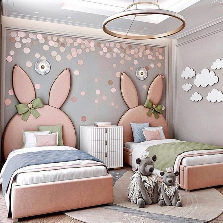 Bunny-Themed Girls Bedroom In Soft Shades – Inspirations | Circu ...