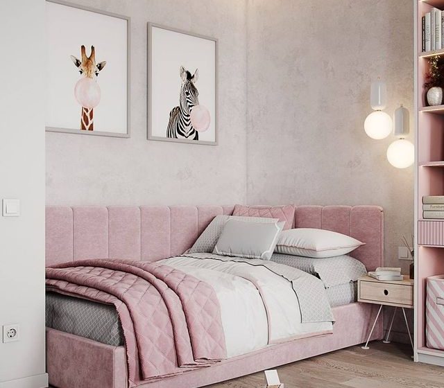 Modern Girls Bedroom by Bodes Studio