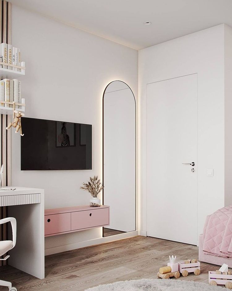 Modern Girls Bedroom by Bodes Studio