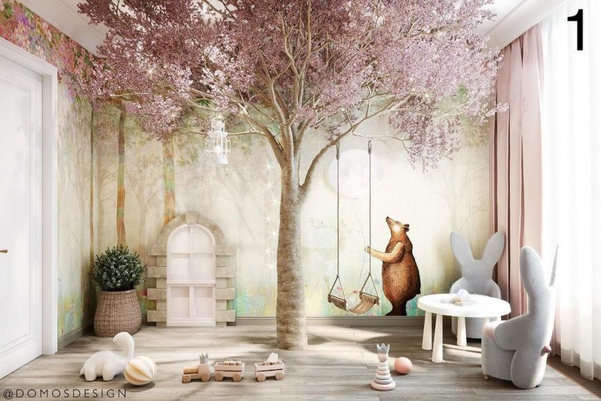 Magical Bedroom for a Girl by Domos Design Studio