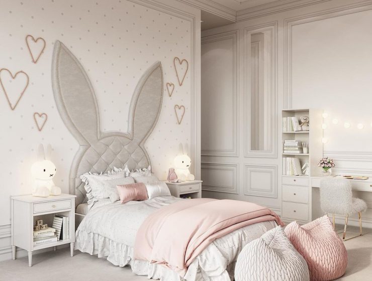 Bunny bedroom theme designed by Domoff Interiors