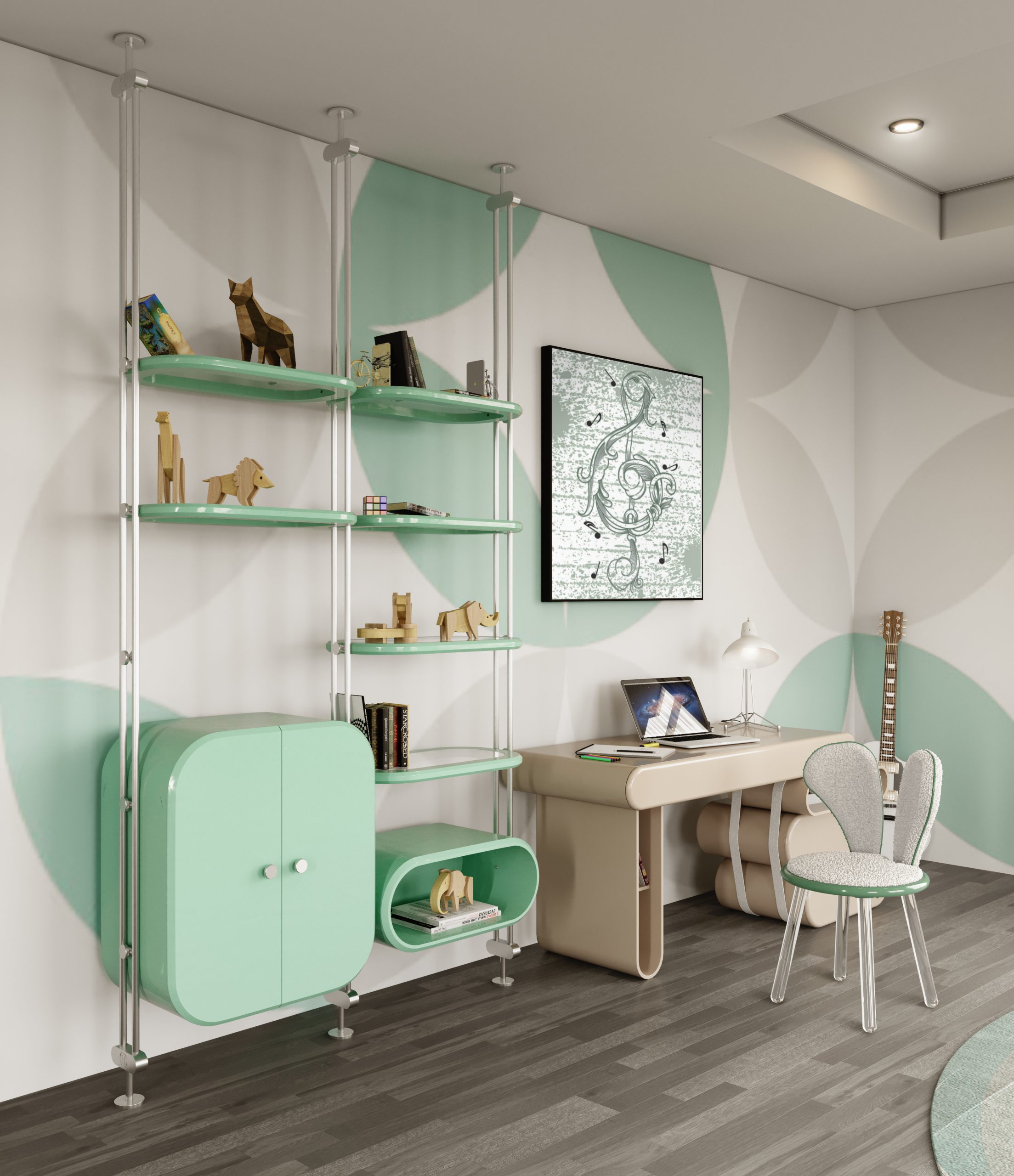 Gender-neutral study room inspiration