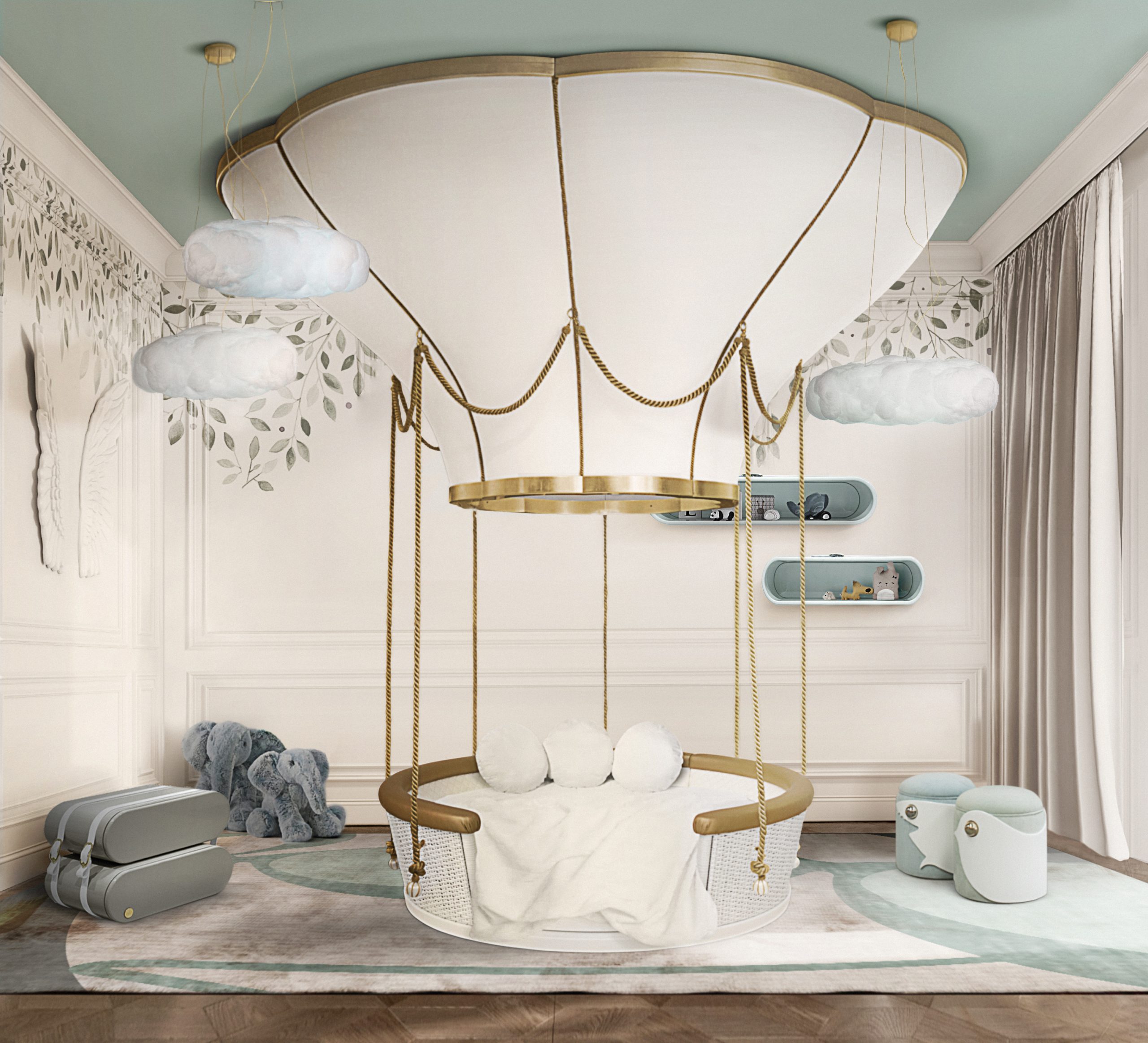 Fantasy Air Balloon Bed: the ultimate luxury kids bed