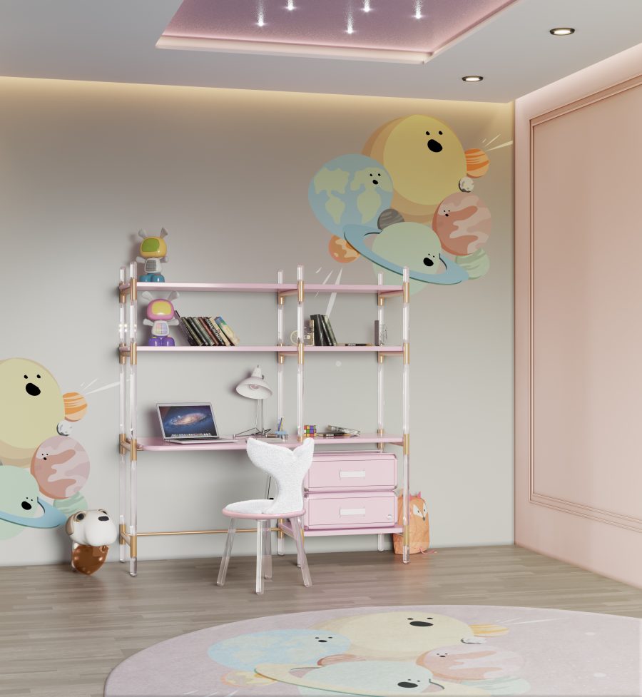 A Planetary Adventure inspired this Kids Study Space