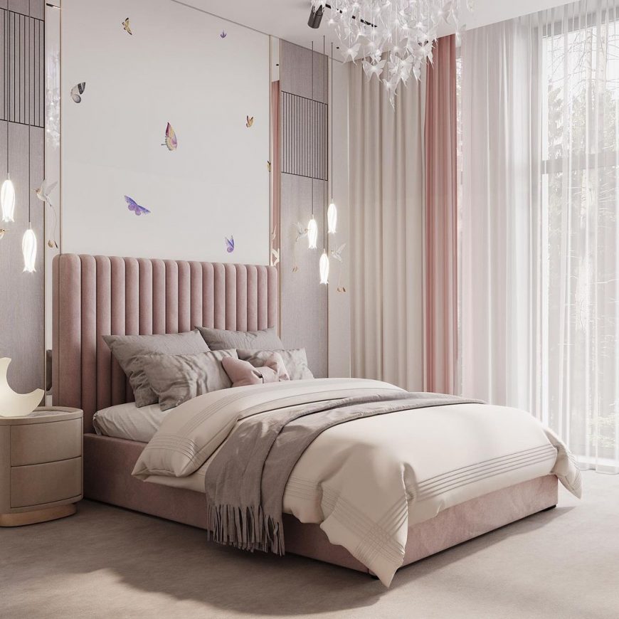 Elegant Girl's Bedroom Design by Egorova Marina