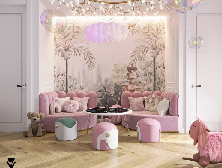 Luxury Playroom: A Blossom Fairytale by We Wnętrzu