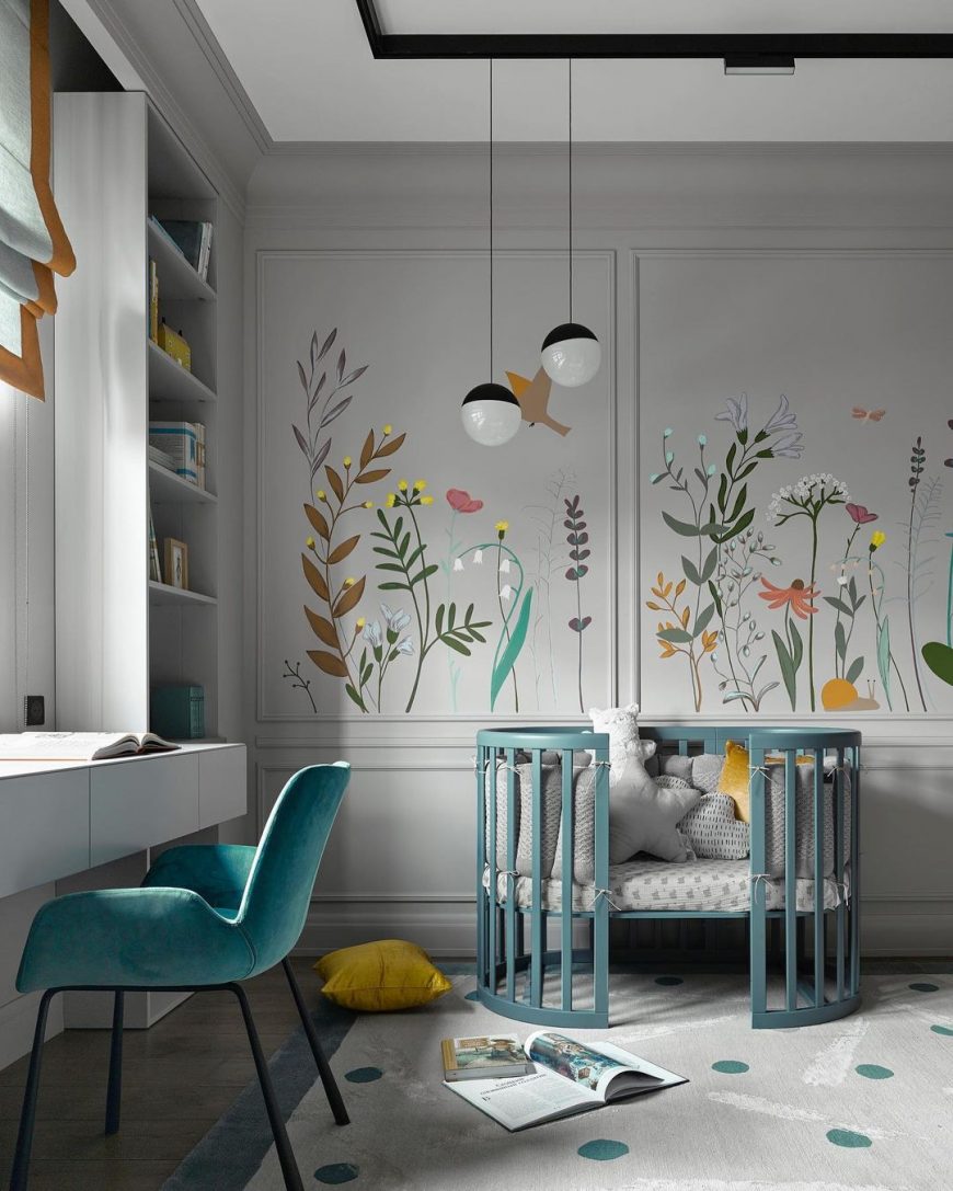 Quadro Room created this Colourful Nursery Room