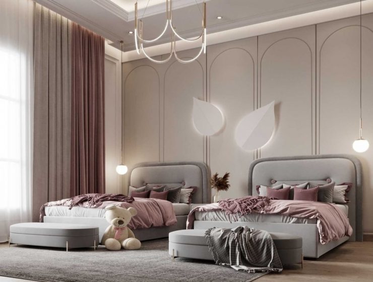 Elegant girls room inspiration by Amged Draz
