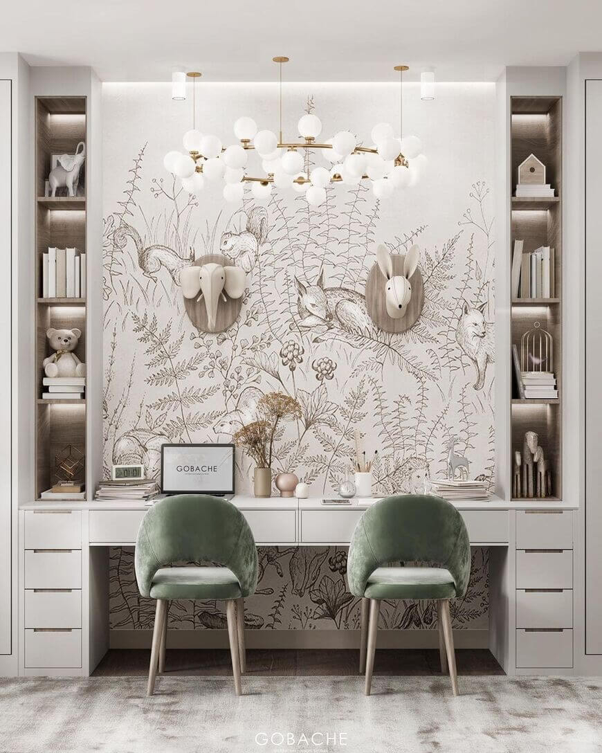 Kids' Room | Neutral-Gender Study Area