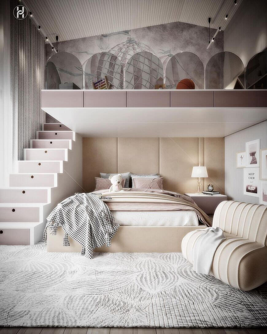 Luxury Girls’ Room Designed By Ahmedhusseindesigns – Inspirations ...