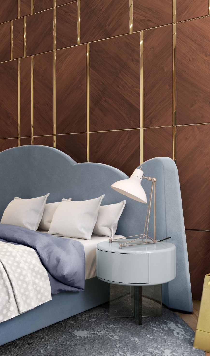 Modern Kids Bedroom Design with an elegant Nightstand Modern Kids Bedroom Design with an elegant Nightstand