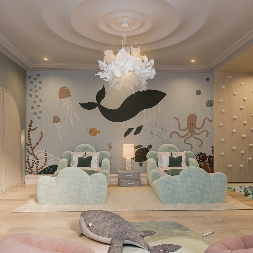 Luxury Sleeping Area for Kids: An Undersea Adventure by ByMura