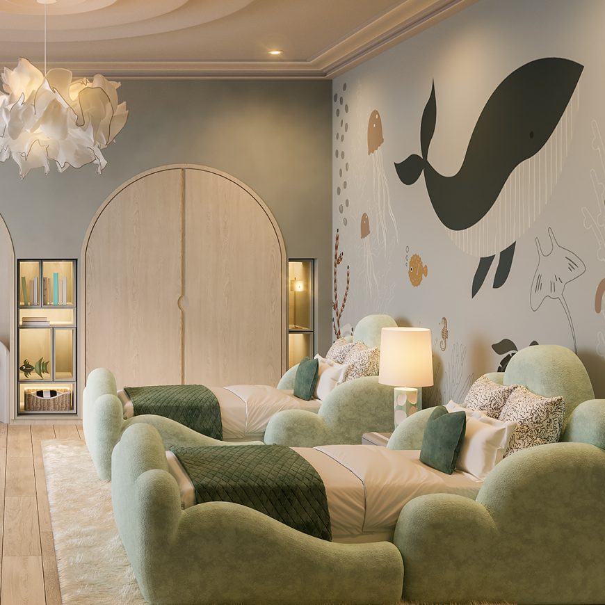 Luxury Sleeping Area for Kids: An Undersea Adventure by ByMura
