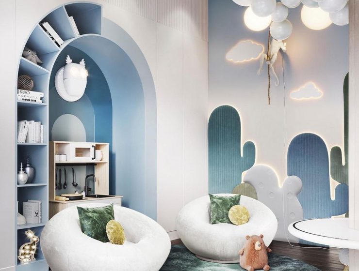 Luxury playroom design by Studia 54