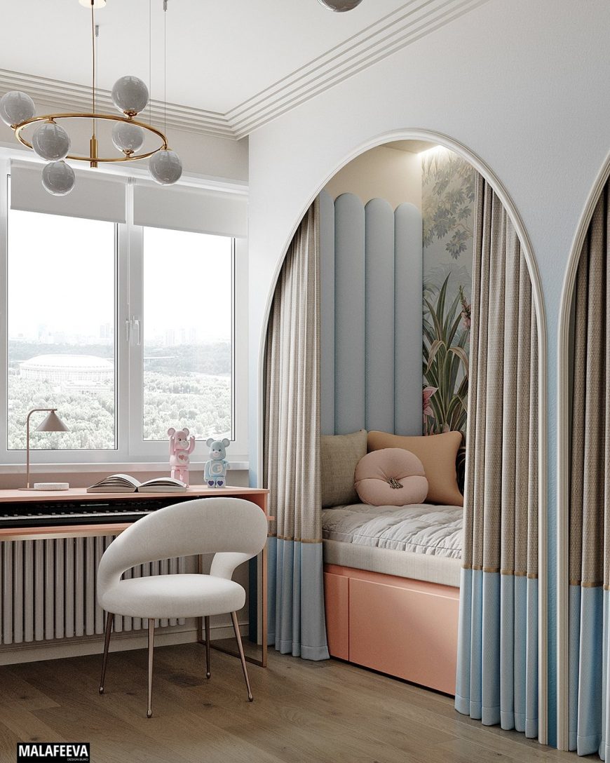 Elegant Bedroom Design by Malafeeva Design Buro | Circu Magical Furniture