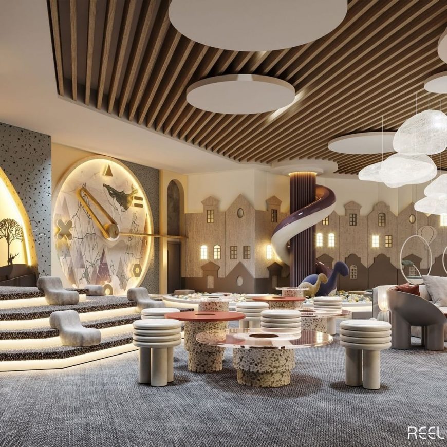 Modern Kids' Playroom Where Time Comes To An Halt