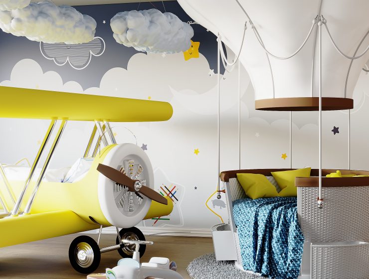 Let's touch the sky with this luxury kids room