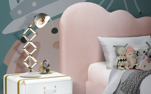 Futuristic Kids Bedroom In A Spaceship