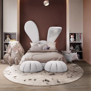 A Boy's Bedroom Design In Blue Tones