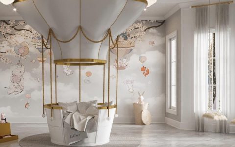 Peaceful Neutral-Gender Nursery Room